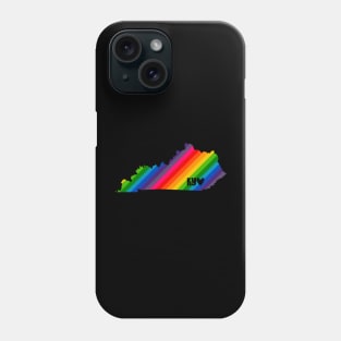 USA States: Kentucky (rainbow) Phone Case