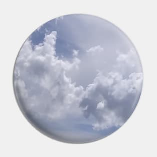 Summer Cloudy Day With Blue Sky and Gray Clouds Pin