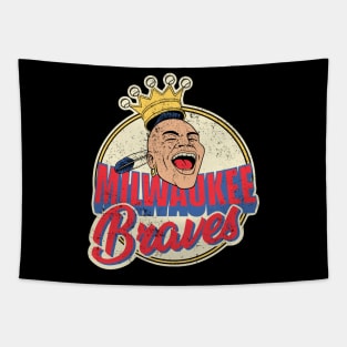 Milwaukee Braves World Champions 1957 Tapestry