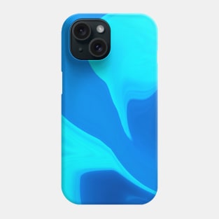 sea blue Liquify Pattern Phone Case