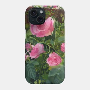 Pink roses Phone Case