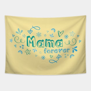 Mama Forever Symbols of Love Tapestry