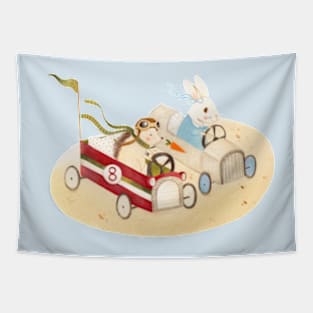 Soap Box Derby Tapestry