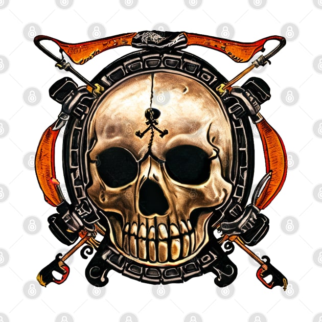 Pirate skull by Sebaslynx