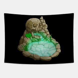 Pond of Death - Nature Skull Pool Tapestry