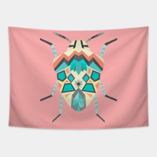 Geometric Tropical Beetle Bug in Digital Tapestry