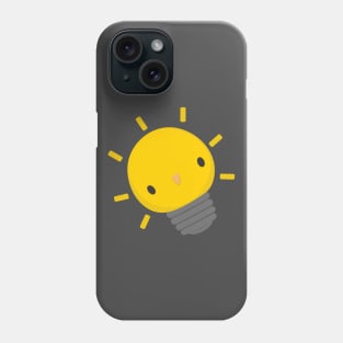 Kawaii lightbulb Phone Case