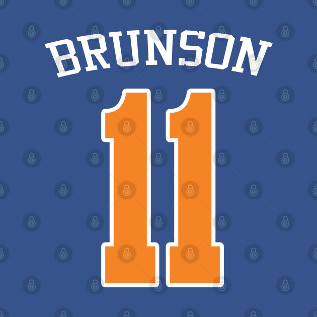 Jalen Brunson New York Knicks by IronLung Designs