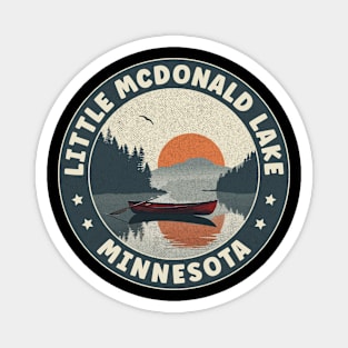 Little McDonald Lake Minnesota Sunset Magnet