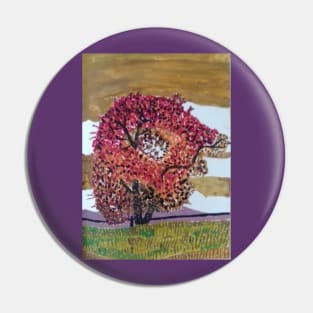 Sakura Cherry Tree in Blossom Pin