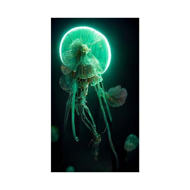 Jellyfish in bloom by Expedition-AI