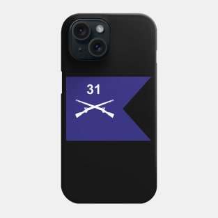 Guidon - 31st Infantry Regiment Phone Case