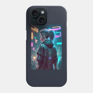 Cyberpunk Girl - V1.01 Phone Case