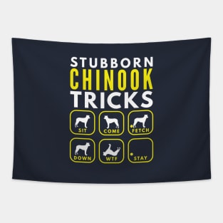 Stubborn Chinook Tricks - Dog Training Tapestry