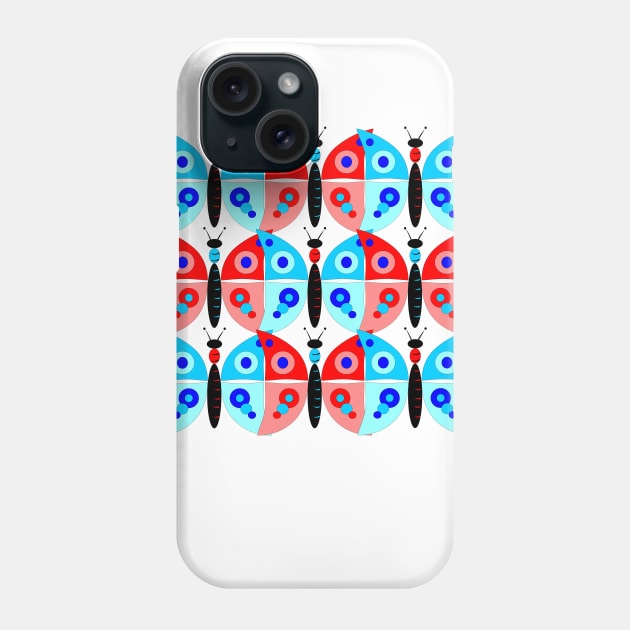 Butterfly pattern Phone Case by Cuprum