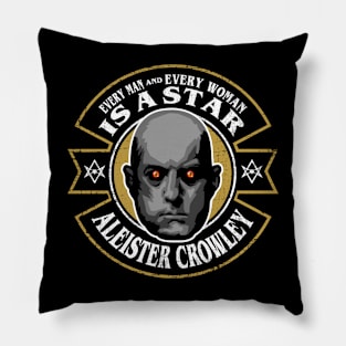 aleister crowley, Every man and every woman is a star Pillow