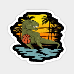 DinosaurTrex Basketball, Boys Dinosaur Magnet