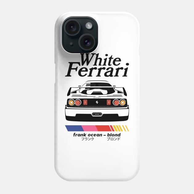 Blond White Ferrari Phone Case by Futiletees