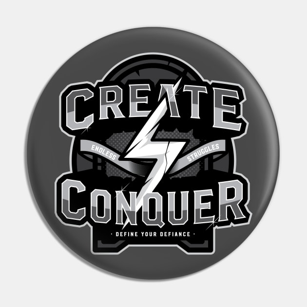 CREATE & CONQUER Pin by Rockartworks