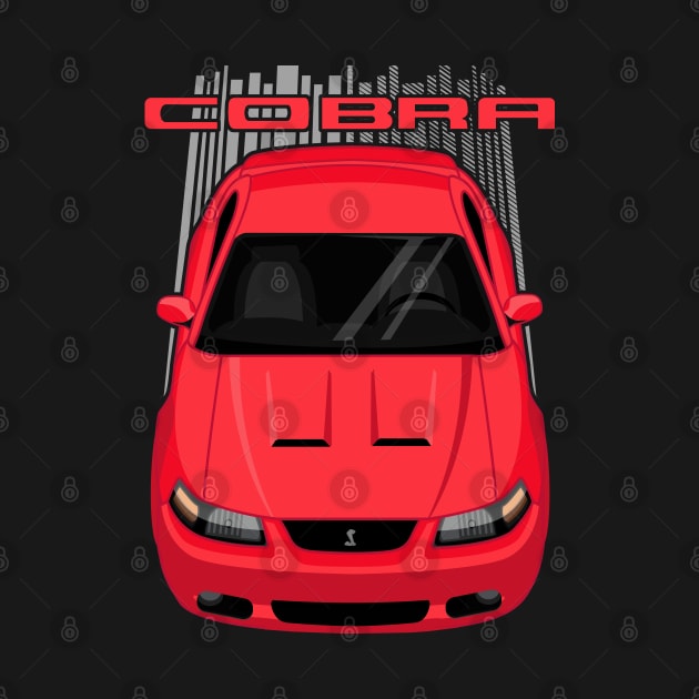 Mustang Cobra Terminator 2003 to 2004 - Red by V8social