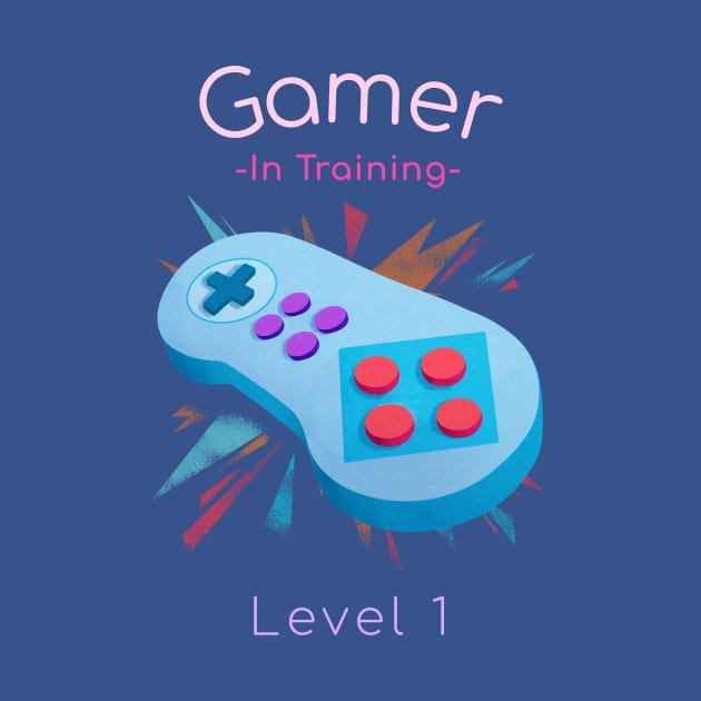 Gamer in Training Level 1 Baby Toddler by Alaskan Skald