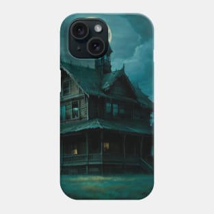 Spooky Abandoned Haunted House Phone Case