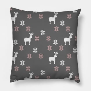 Winter themed repeatable pattern Pillow