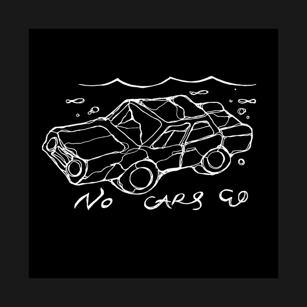 No Cars Go by the band Arcade Fire - Illustrated Lyrics by bangart