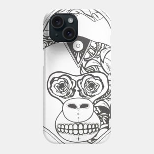 Sugarskull Gorilla Phone Case