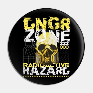 Danger Zone Radioactive Hazard Pin