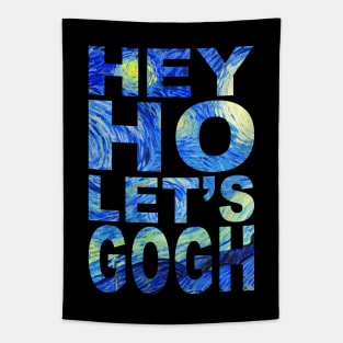 Vincent Van Gogh • Hey Ho Let's Gogh Punk Rock Ramone Tapestry