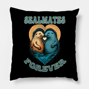 Sealmates Forever - Soulmates Couple in Love Pillow