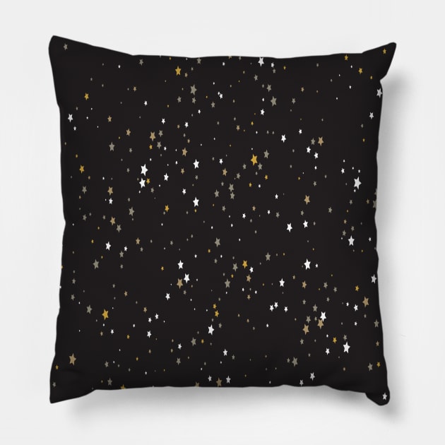 Stars Pattern Face Pillow by Family shirts