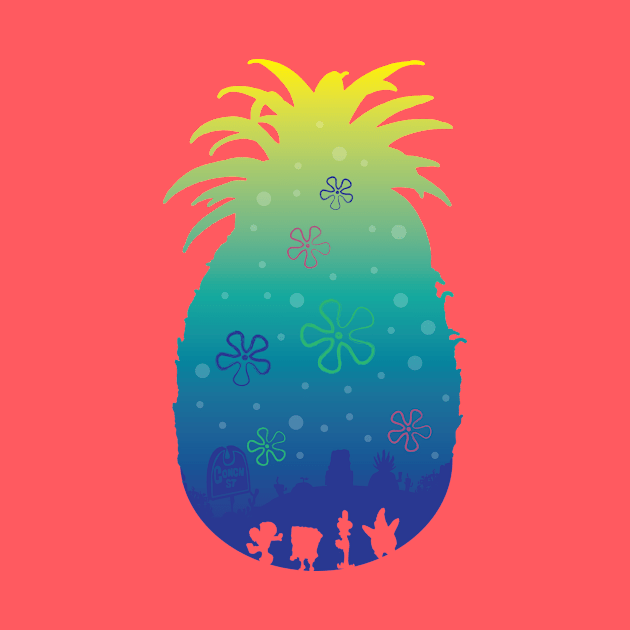 Pineapple Sea by Daletheskater