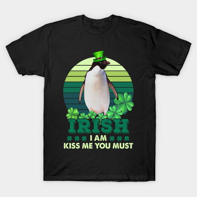  St. Patrick's Day Penguin T Shirt, Irish, Shamrock