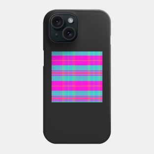 Neon Aesthetic Arable 2 Hand Drawn Textured Plaid Pattern Phone Case
