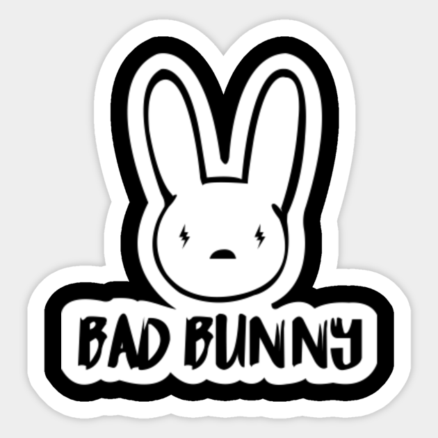 Bad Bunny Logo Decal