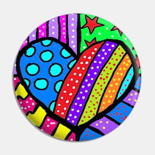 Heart,rainbow,pop,star by LowEndGraphics Pin