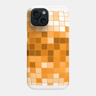 Disco Fever Neck Gator Orange Disco Ball Phone Case