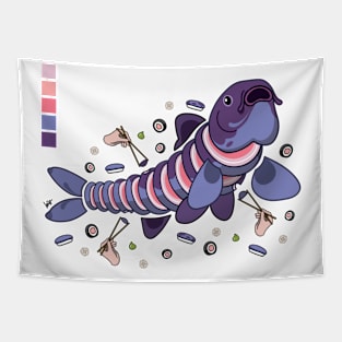 Sliced Koi Tapestry