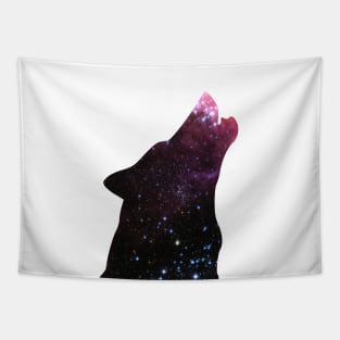 Galaxy Wolf Tapestry