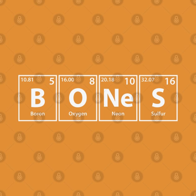 Bones (B-O-Ne-S) Periodic Elements Spelling by cerebrands