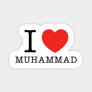 I Love Muhammad Magnet