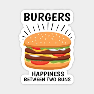 Vintage Burger Legend of Two Buns Magnet