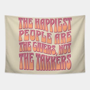 Givers Triumph Graphic Tee - Positivity & Kindness Shirt Tapestry