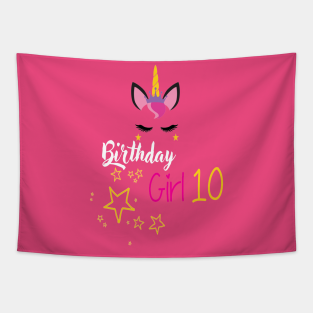 10th Birthday Party Decorations Tapestries Teepublic