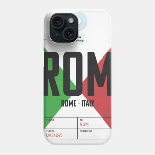 Rome Luggage Tag Phone Case