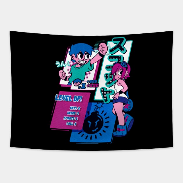 Scott Pilgrim Universe Tapestry by kactwo.studio