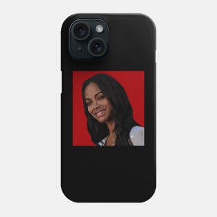 zoe saldana Phone Case