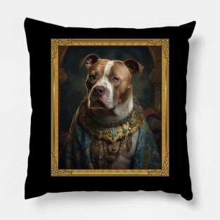 Stately Pitbull - Italian Prince  (Framed) Pillow